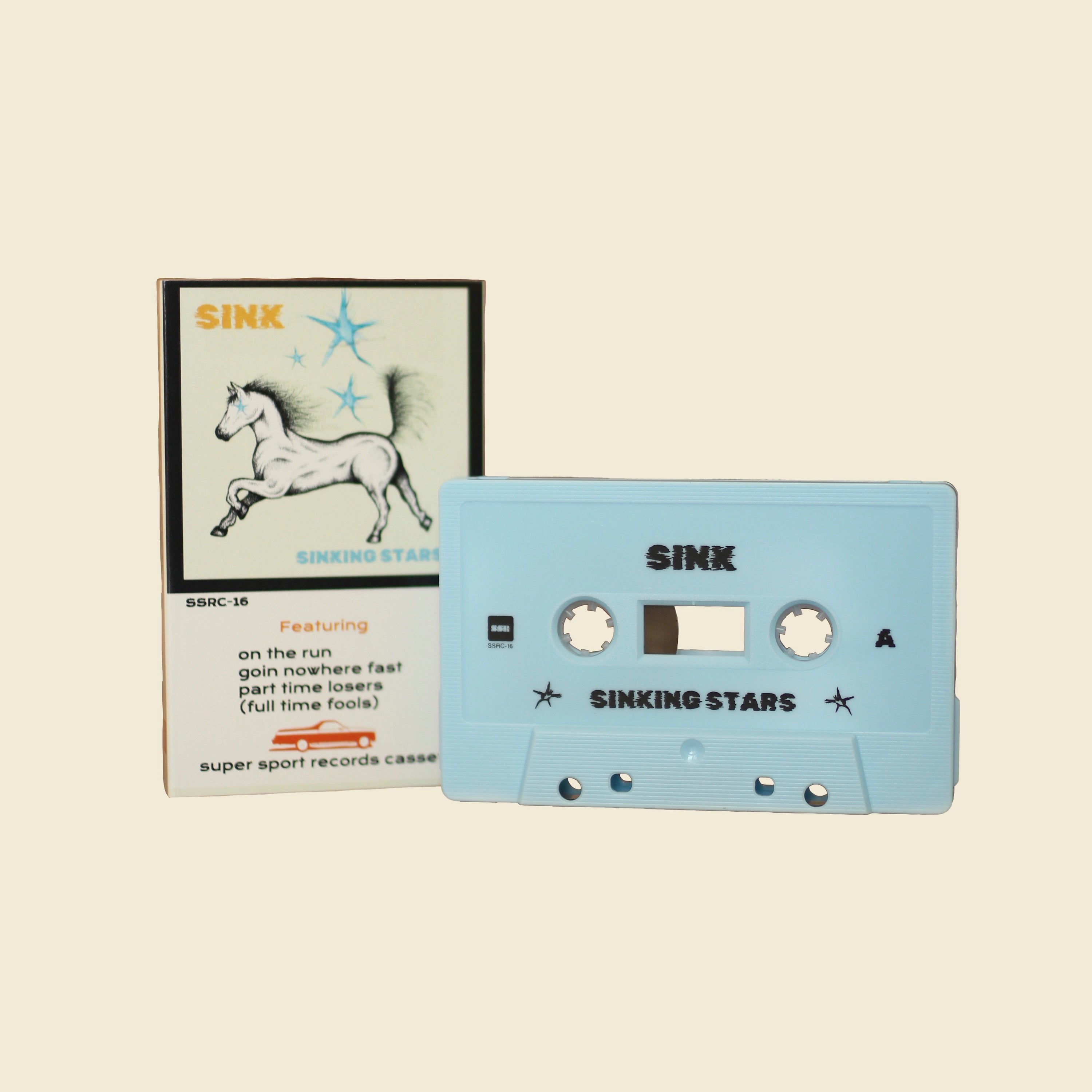 SINK, SINKING STARS CASSETTE TAPE