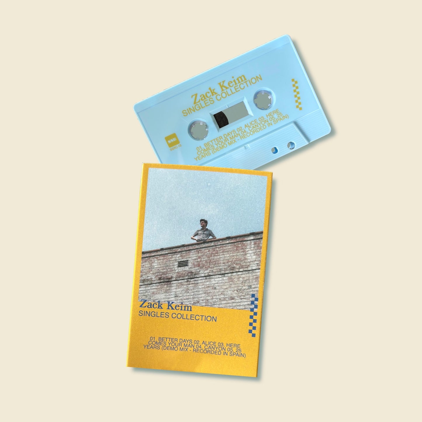 ZACK KEIM SINGLES COLLECTION CASSETTE TAPE