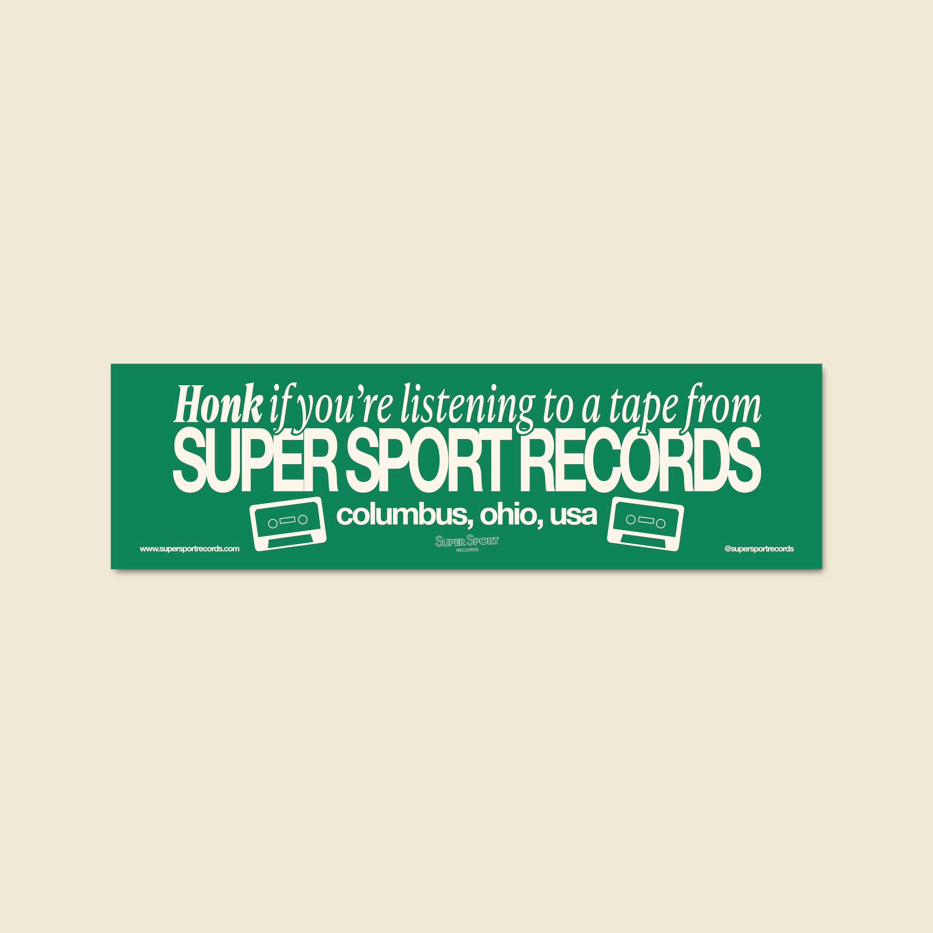 SSR BUMPER STICKER