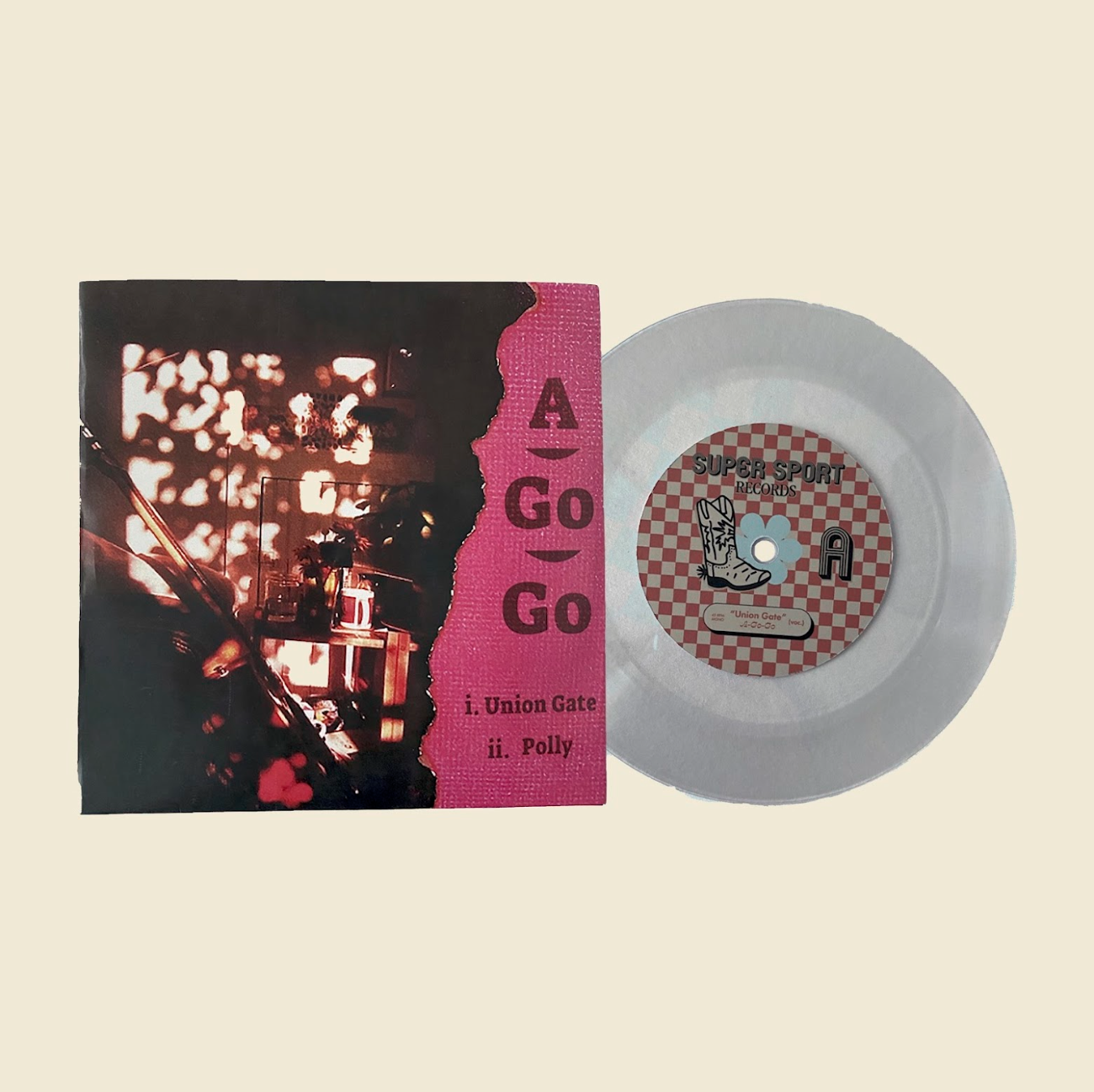 Union Gate/Polly By, A-Go-Go | 7" Lathe Cut Record