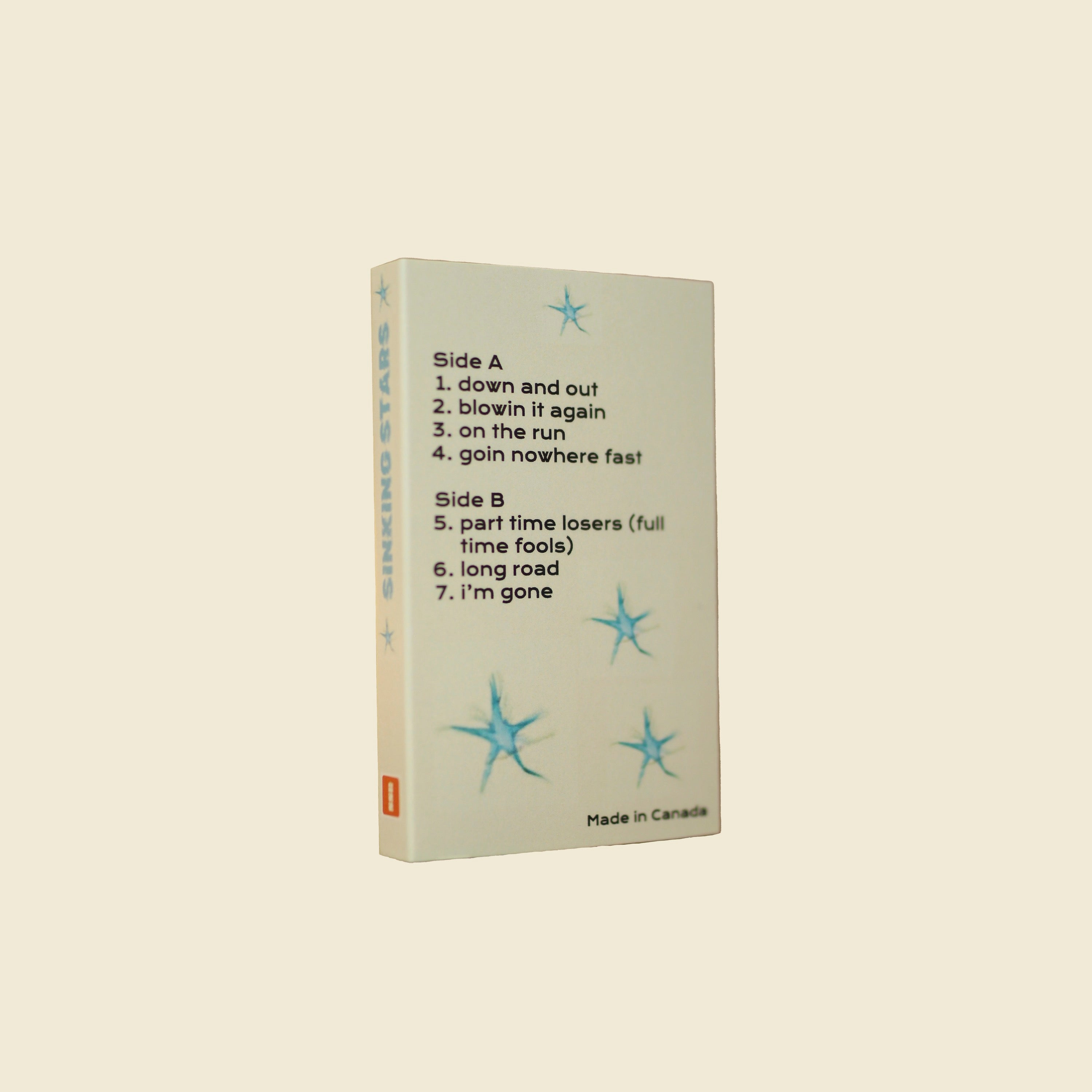 SINK, SINKING STARS CASSETTE TAPE